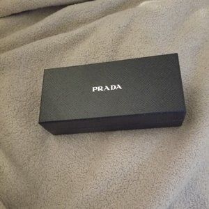 PRADA New original designer black empty storage box 6.5" x 3" x 1.75"